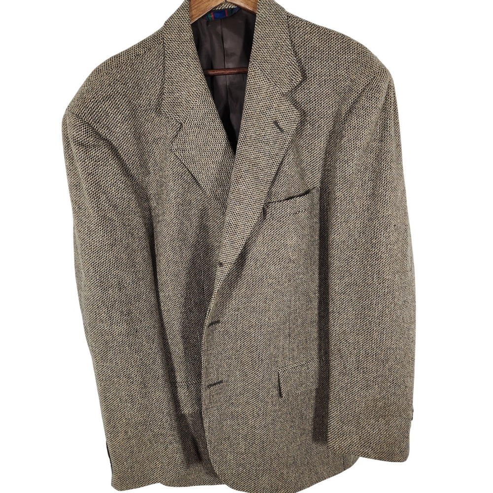 VTG Colours by Alexander Julian Learbury Esquire Brown‎ Tweed Wool 46 Long